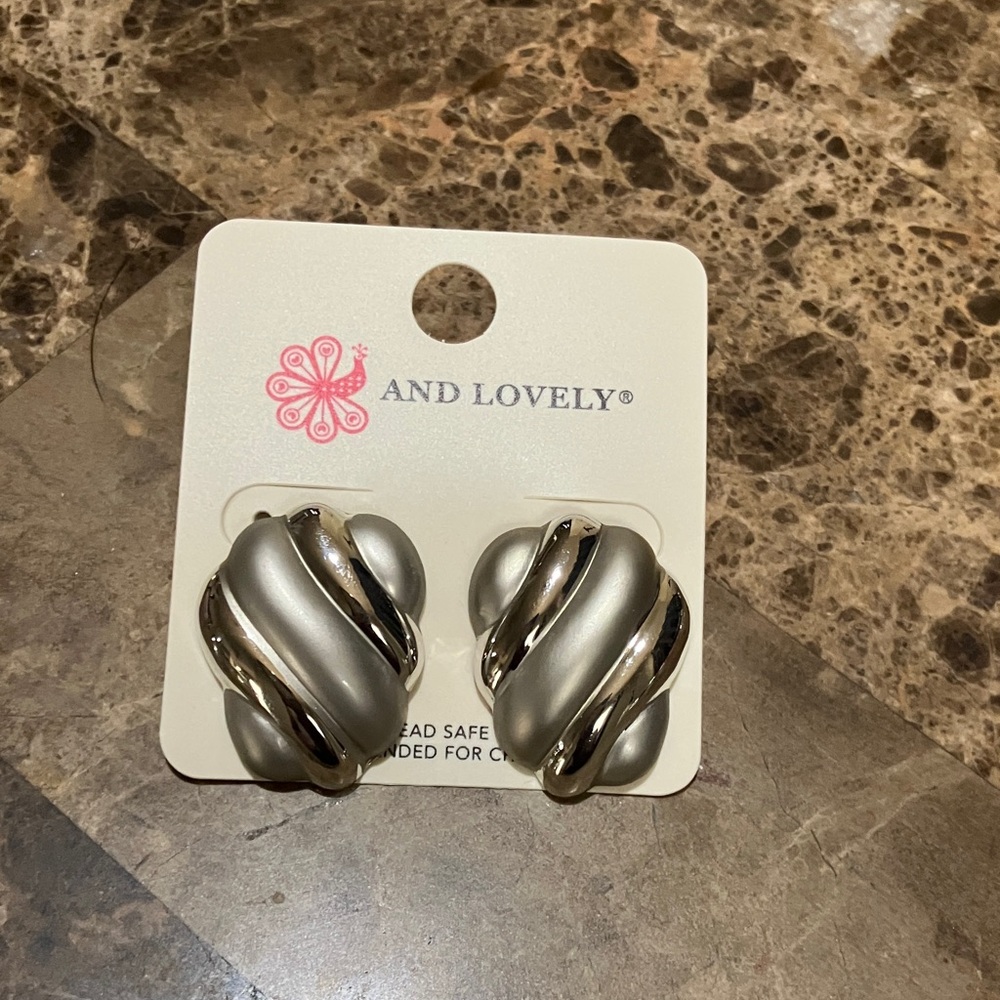 Silver Swirl Earrings